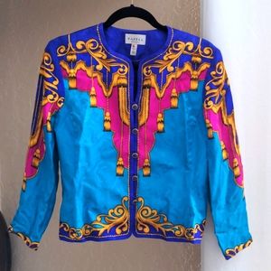 100% silk Adriana Papell jacket